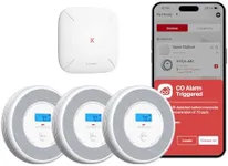 X-Sense Combination Smoke and Carbon Monoxide Detector with Voice Location, Interconnected Smoke Detector Carbon Monoxide Detector Combo with Base Station (Included), Model XP0A-MR31