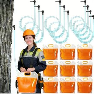 Maple Syrup Starter Kit & Maple Tree Tapping Kit - 10 Sets Complete System with Corrosion-Resistant Spiles, 3.28ft Tubing & 5L Bags | High-Yield Harvesting