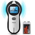 FOLAI Stud Finder Wall Scanner - 5 in 1 Stud Detector Detector Beam Finders Wall Detector Sensor Center Finding with LCD Display for Wood AC Wire Metal Studs Cable Joist Detection-TH260B…