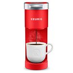 Keurig K-Mini Single Serve K-Cup Pod Coffee Maker, Featuring An Ultra-sleek Design, Poppy Red