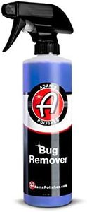 Adam's Polishes Car Bug Remover (16oz) - Powerful Car Bug Remover For Car Detailing | All Purpose Spray Removes Bug & Tar From Plastic, Rubber, Metal, Chrome, Glass, RV, Boat, Motorcycle