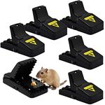 Mouse Traps Mice Traps, 6 Pack Mouse Traps For Indoors That Kill Instantly, Rodent Trap, Mice Kill Mouse Control