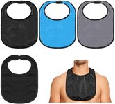 3 Pcs Tracheostomy Shower Cover Neck Stoma Protector Tracheostomy Supplies Breathable Tracheotomy Cover Adjustable Stoma Covers for Neck Trachea Cover for Tracheostomy (Black, Gray, Blue)