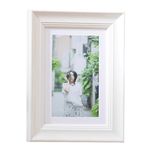 marysgift White Picture Frames Wood Effect Posters Portrait Landscape Modern Photo Frame for Home Office Decor (White,6")