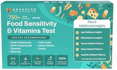 AFIL Premium 750+ Upgraded Items Test Kit, Food Sensitivity Test Kit for Adults & Kids, Gluten Intolerance Testing Kit, Comprehensive Food Sensitivity Analysis Perfect for Men, Women, and Kids