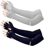 Qeedy 2 Pairs UV Protection Gloves 