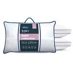 Silentnight Hotel Collection Luxury Pillows 2 Pack - Soft Touch Hotel Quality Bed Pillows for Back and Side Sleepers with Box Design Offering Extra Head and Neck Support - Pack of 2