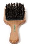 GranNaturals Boar Bristle Paddle Hair Brush Wooden Handle for All Hair Types