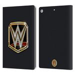 Head Case Designs Officially Licensed WWE World Heavyweight Champion Title Belts Leather Book Wallet Case Cover Compatible With Apple iPad 10.2 2019/2020/2021