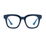 Madison Avenue Blue Light Blocking Glasses for Women, Anti Blue Ray Computer Gaming Glasses, Anti Eyestrain UV Glare(Ink Blue)