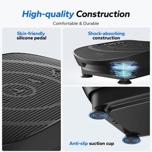 MERACH Vibration Plate – Blue Full Body Exercise Machine
