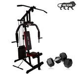 Zorex HGZ-1002 Home Gym Square Machine All in one equipments for Men (HGZ-1002 with 5 Kg Hex Dumbbell)