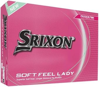 Srixon Soft Feel Lady Golf Ball for Women | Low Compression and Easy High Start | Ultra Soft Feel | Ideal for Moderate Swings and Increased Precision