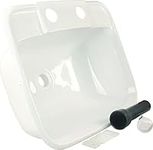 JR Products 95351 White Molded Lavatory Sink