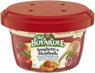 Chef Boyardee Spaghetti and Meatballs in Tomato Sauce, Microwave Food, 7.5 OZ Microwaveable Bowl (12 Bowls)