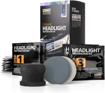 CERAKOTE Ceramic Headlight Restoration Kit – Complete Lens Cleaner