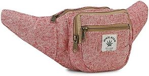 Hemp Fanny Pack,Adjustable Waist an