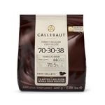 Callebaut 70-30-38 Dark Chocolate Callets - 400 g | Belgian Chocolate | 70.5% Cocoa