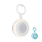 LUMI | Portable White Noise Machine | 16 Sounds | 3 Night Light Levels | Sleep Timer | 20 Hours Battery Life | USB Rechargeable | Baby Sleep Aid | Sleep Sound Machine - White