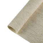 CANFOISON Aida Cloth Big Size 14 Count, Natural Oatmeal Cross Stitch Fabric, 60 inch by 36 inch (60 inch by 1 Yard)