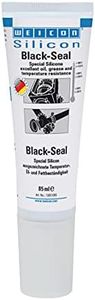 WEICON Black-Seal 85 ml | Silicone Adhesive, versatile sealing compound | Black