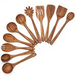 Wooden Spoons for Cooking,11 Pcs Wo