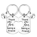 Lywjyb Birdgot Friendship Gift Best Friend Gift BFF Gift Tv Show Inspired Gift Thank You For Being A Friend Keychain Set(being a friend ky set ca)