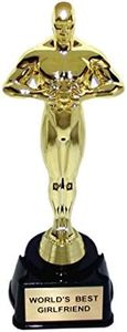 Aahs Engraving World's Best Trophy 10.5 Inch (World's Best Girlfriend)