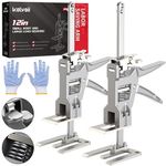 Kolvoii Labor Saving Arm Jack 2 Pack, Stainless Steel Hand Lifting Jack Tool with Two-Speed Drop Modes, Height Adjustable Easy to Operate Furniture Jack Lifter