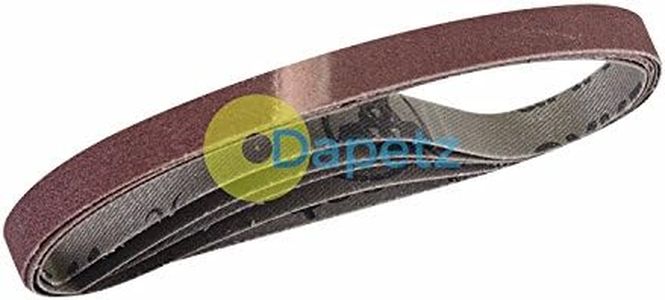 Dapetz® Bandas Lijadoras Grano 120 5 Pack para 10mm X 330mm Sanders