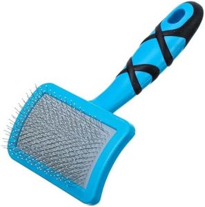 GROOM PROFESSIONAL Ball Pin Slicker Dog Brush - Soft Pad Dog Grooming Brush - Ideal for Dogs & Puppies with Sensitive Skin - Great for Long-Haired Dogs - Perfect for Gentle Grooming - Small