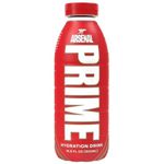 PRIME Hydration Arsenal Goalberry Football 500ml Sports Drink Red Bottle Endorsed By Logan Paul And KSI