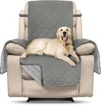 Utopia Bedding Sofa Cover Recliner Non Slip Reversible Sofa Slipcover, Water Resistant Sofa Slipcovers for Pets with Elastic Strap, (Gray)