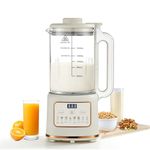 Nut Milk Maker Automatic Almond Milk Machine 1.5L(50oz) 10 in 1 Plant Milk Machine for Homemade Plant-Based Milk, Oat, Cashew, Soy and fresh juice Delay Start with Delay Setting and Self Cleaning