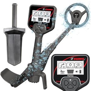 Nokta 1st Swing Metal Detector with LCD Display and Pinpoint Function- Waterproof and Easy to use – Includes a Digger