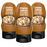 Diablo Salted Caramel Dessert Sauce | Sugar Free | Gluten Free | Diabetic Friendly | Hamper Available - Perfect for Gifting | 360g