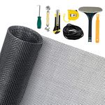 Senneny Screen Repair Kit, 48" × 117“, Gray
