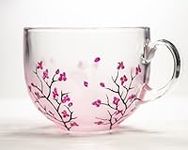 Handmade Cherry Blossom Coffee Mug,
