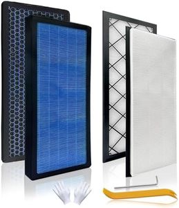 Air Filter for Tesla Model Y 2020-2025 Activated Carbon and HEPA Air Intake Filter 4 Pack High Efficiency Air Conditioning Replacement Filters for Model Y Accessories Bule