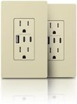 TOPELER USB Receptacle Outlet, 30W 