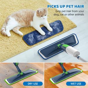 MEXERRIS Microfiber Spray Mop – Green Floor Cleaning