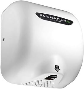 Excel Dryer XL-BWV-ECO-1.1N Hand Dryer XLERATOR XL-BW-ECO Automatic, Surface-Mounted, White Thermoset (BMC) Cover, 208-277V with Noise Reduction Nozzle