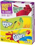 Betty Crocker Fruit Snacks, Fruit Roll-Ups, Fruit By The Foot and Fruit Gushers, Variety Snack Pack, 16 Pouches