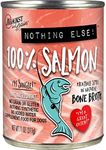 Evanger's Against The Grain Nothing Else! Salmon Flavor Dog Food - 11 oz Cans (Pack of 12)