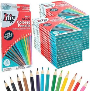 Colored Pencil Bulk Boxes - 14 Vibrant Colors per Set, 30 Packs (420 count) - Pre-sharpened, Safety Tested For Kids, Teachers, Art Class, Back to School Supplies, Gifts, Crafts, Project or Classroom