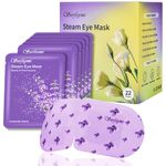 Serfeymi Steam Eye Mask 22 PCS- Self Heating Eye Mask, Warming Eye Mask, Heated Eye Mask for Puffy Eyes, Dry Eyes, Moist Hot Warm Eye Compress, Disposable Sleep Eye Mask Relief Eyes Fatigue Lavender