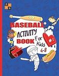 baseball activity book for kids 4-8