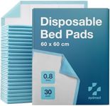 30 x AYDMED Incontinence Bed Pads 60 x 60cm | Medium Disposable Incontinence Pads | Maximum Absorbency Incontinence Bed Sheets For Adults, Children & Babies | 800ml Capacity