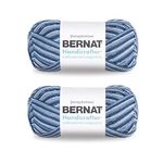 Bernat Handicrafter Cotton Big Ball Blue Camo Yarn - 2 Pack of 340g/12oz - Cotton - 4 Medium (Worsted) - 608 Yards - Knitting/Crochet