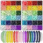 Gaspletu 1400PCS Glass Beads for Je